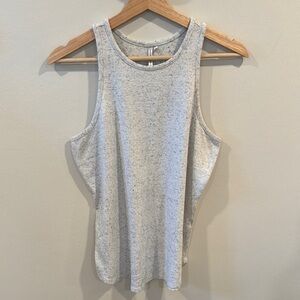 NWOT Banana Republic Women’s Tank Top Gray Black Off White Speckled Size M